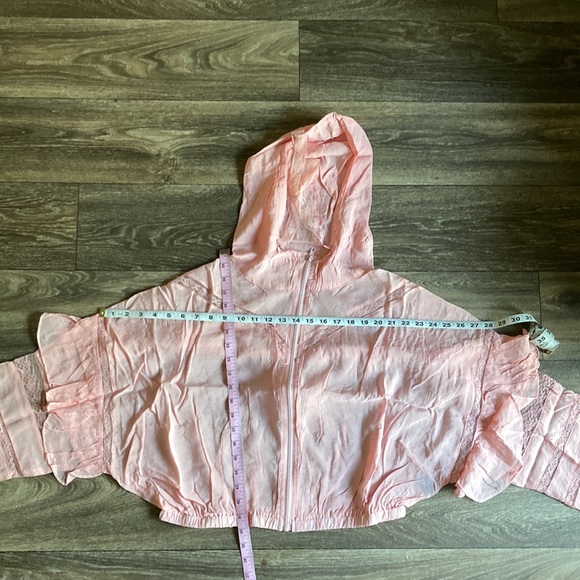 Last One! NWT POL Pink Hooded Light Weight Barbie Workout Jacket S/M/L - Picture 14 of 14